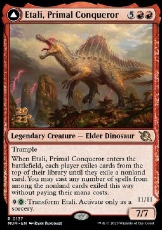 Etali, Conquistatore Primordiale / Etali, Infermità Primordiale - PROMO FOIL (ITA)