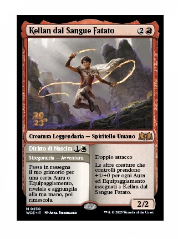 Kellan dal Sangue Fatato - Kellan, the Fae-Blooded // Birthright Boon - PROMO FOIL (ITA) 