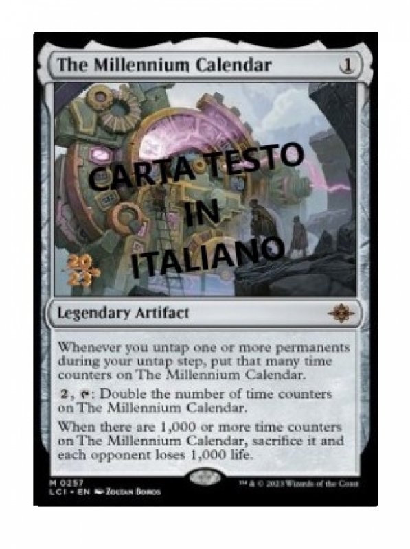 Il Calendario del Millennio Promo Foil  - The Millennium Calendar  Promo Foil (ITA)