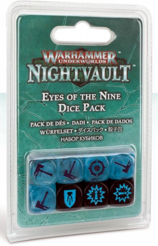 WARHAMMER UNDERWORLDS -  SET 8 DADI SPECIALI EYES OF THE NINE