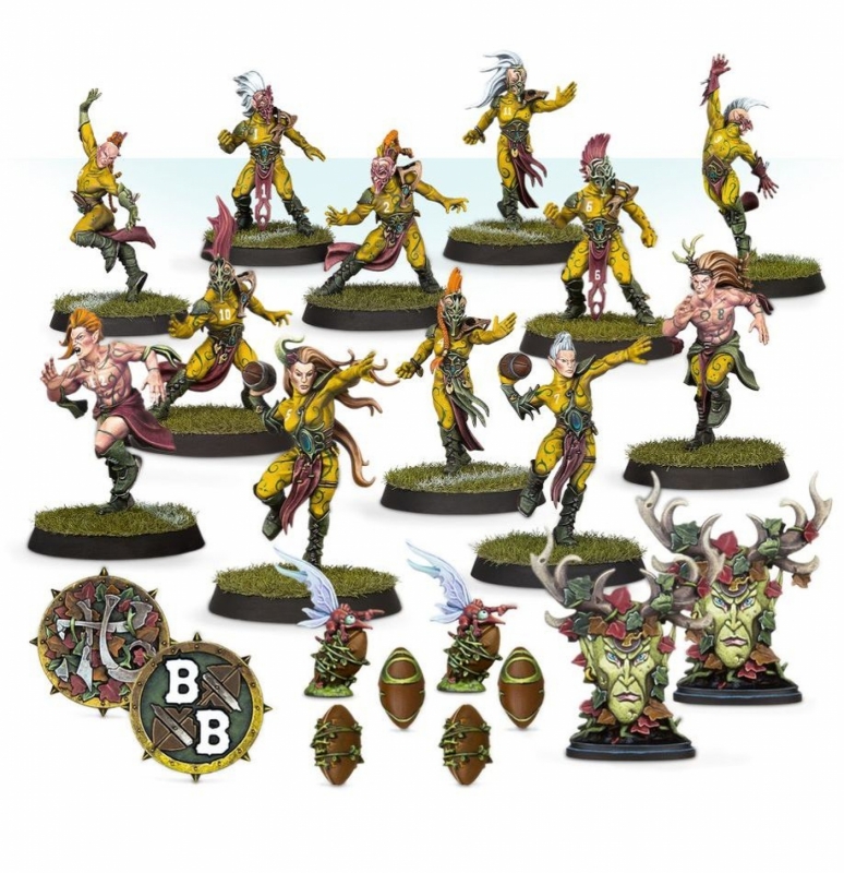 BLOOD BOWL TEAM WOOD ELF - The Athelorn Avengers