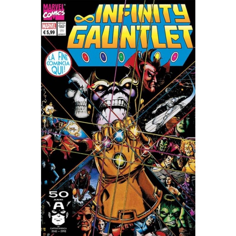 MARVEL LEGENDS 5 - INFINITY GAUNTLET 1 - Metal Plate