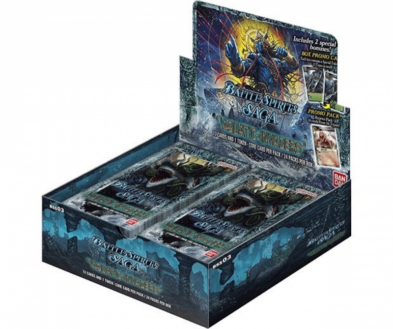 BATTLE SPIRITS SAGA - AQUATIC INVADERS - BOX 24 BOOSTER PACK 