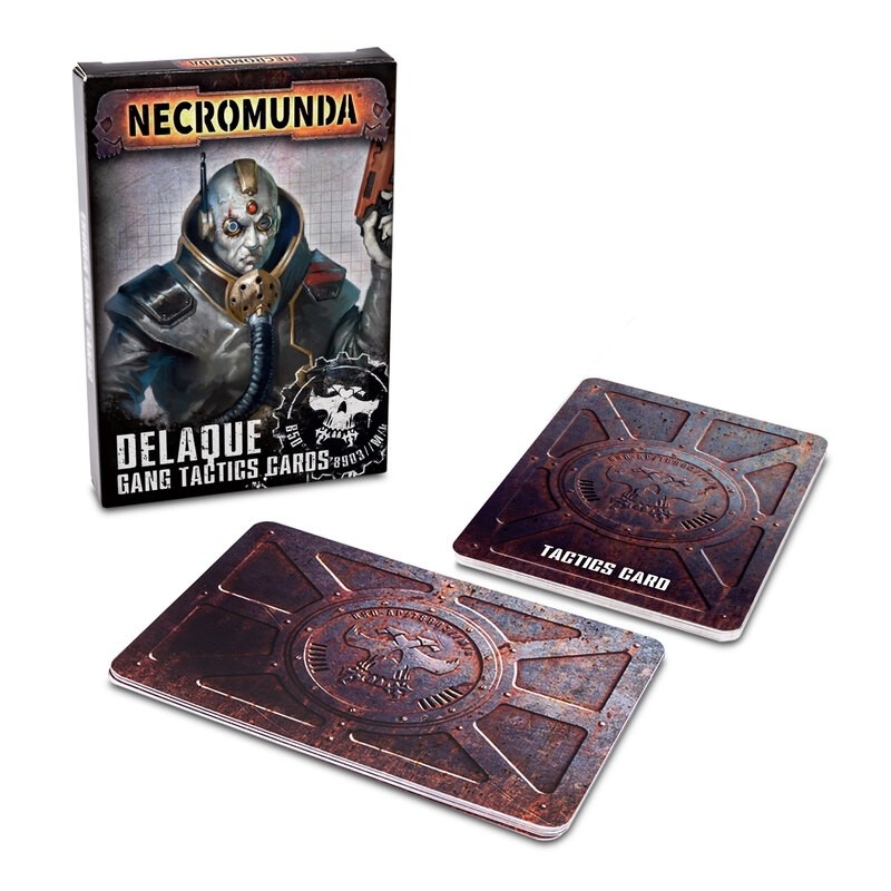 NECROMUNDA DELAQUE GANG TACTICS CARDS