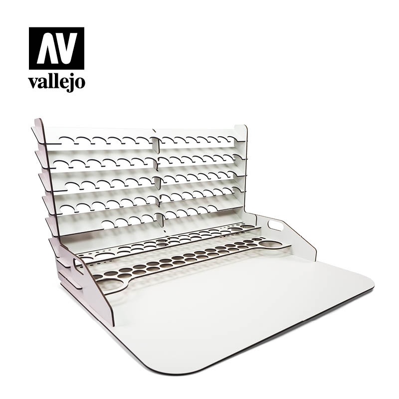 Vallejo Paint Stand - Work Station con Vertical Storage 50x37 Cm 