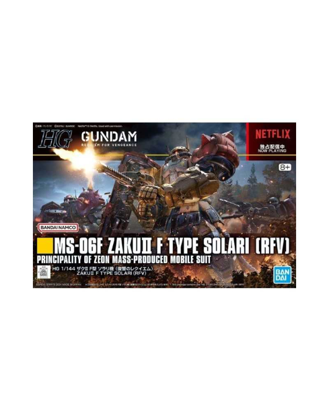 HIGH GRADE - GUNDAM REQUIEM FOR VENGEANCE - MS-06F ZAKU II F TYPE SOLARI (RFV) - Scala 1/144