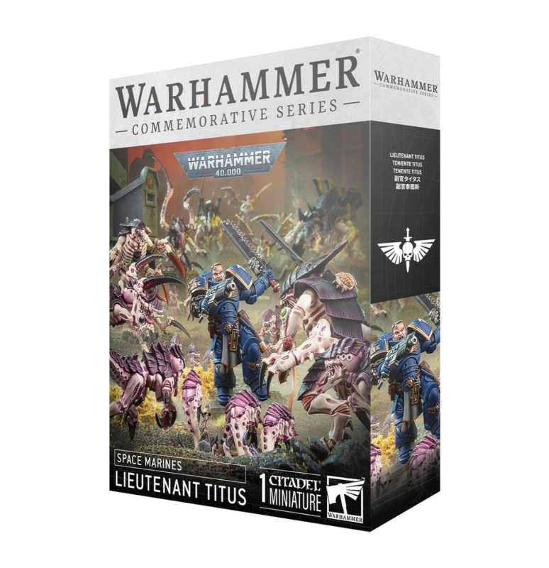 WARHAMMER 40.000 COMMEMORATIVE SERIES - SPACE MARINES TENENTE TITUS