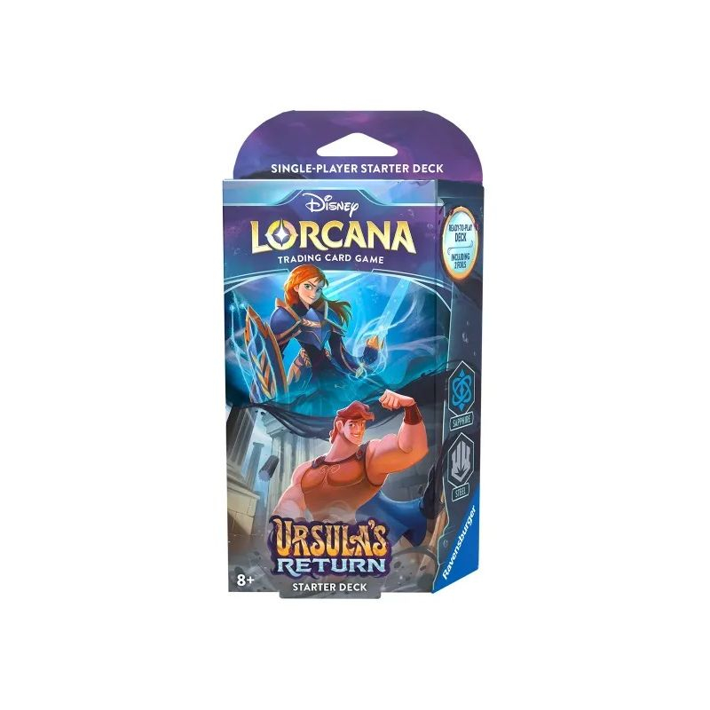 LORCANA - URSULA'S RETURN - STARTER DECKS (ENG) [METALLO E ZAFFIRO] 