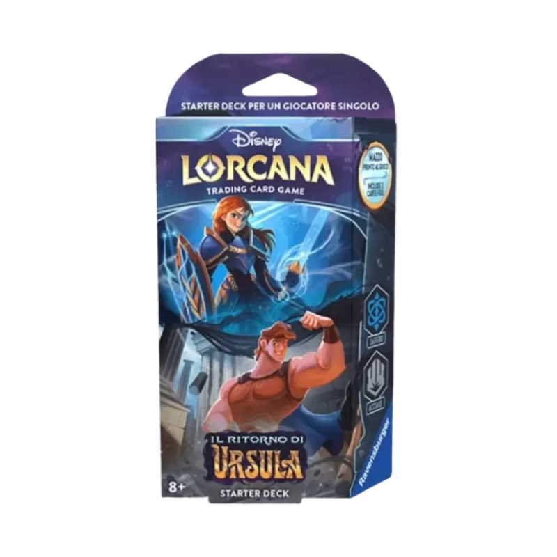 LORCANA - IL RITORNO DI URSULA  - STARTER DECKS (ITA) [ACCIAIO E ZAFFIRO] 