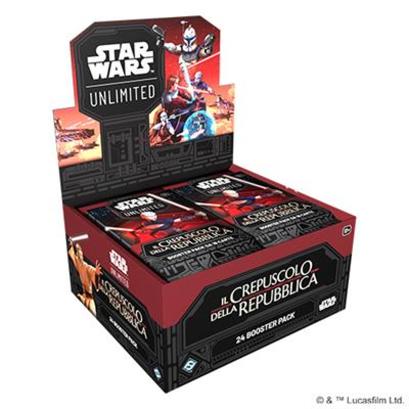 STAR WARS UNLIMITED - CREPUSCOLO DELLA REPUBBLICA (BOX da 24 BUSTE) - ITA
