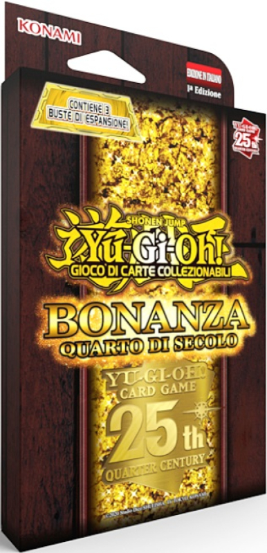 YU-GI-OH! - QUARTER CENTURY BONANZA (TUCKBOX  da 3 BUSTE) - ITA