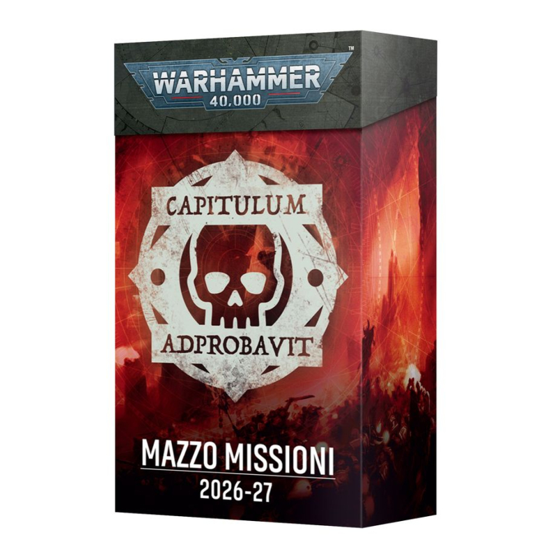 WARHAMMER 40K - CAPITULUM ADPROBAVIT: MAZZO MISSIONI 11^ ED. (ITA 2026) ITA