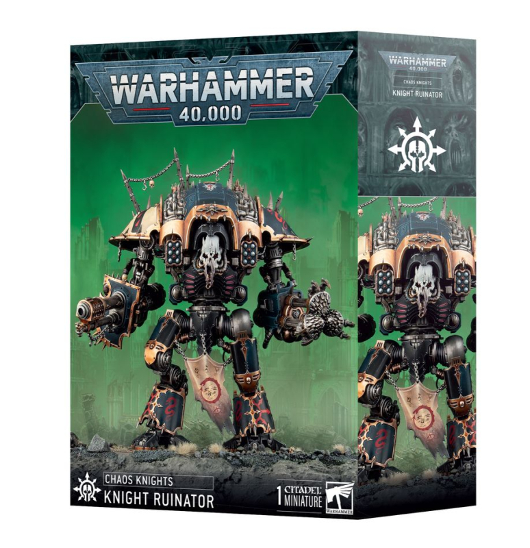 WARHAMMER 40.000 - CHAOS KNIGHTS: CAVALIERE RUINATOR
