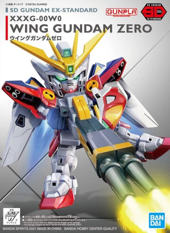 SUPER DEFORMED - GUNDAM EX-STANDARD XXXG-00W0 WING GUNDAM ZERO - MODEL KIT