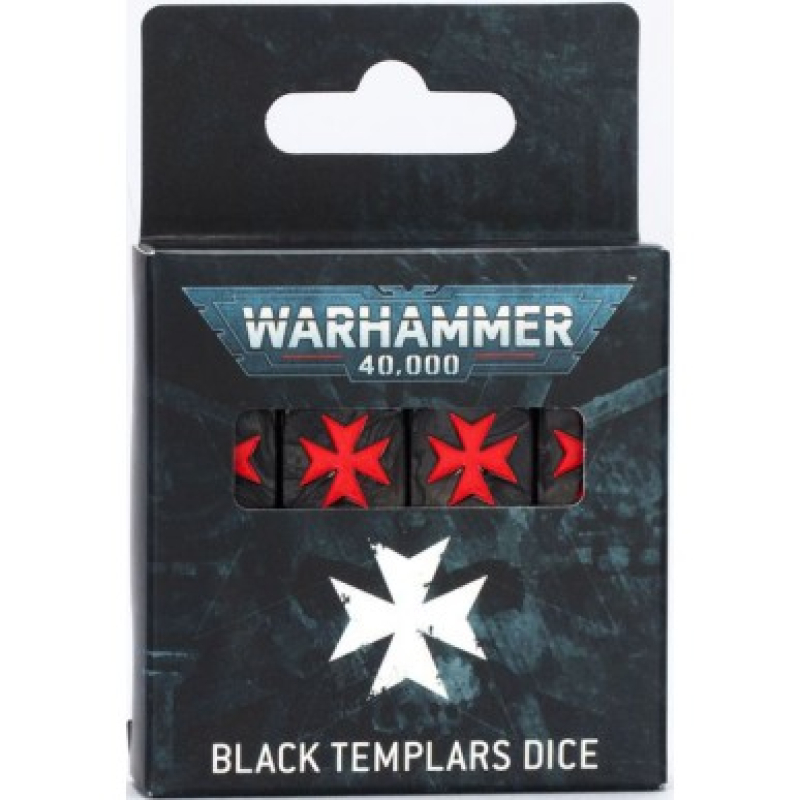 Set da 16 dadi WARHAMMER 40K: BLACK TEMPLARS DICE SET (2025)
