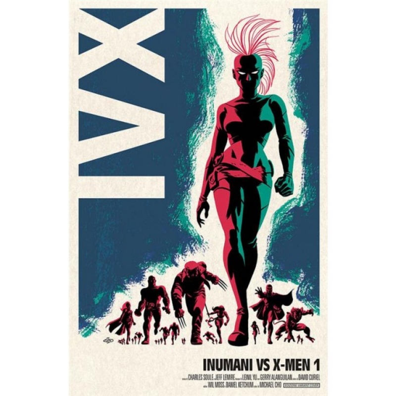 MARVEL MINISERIE 185 - INUMANI VS X-MEN 1 (DI 3) VARIANT