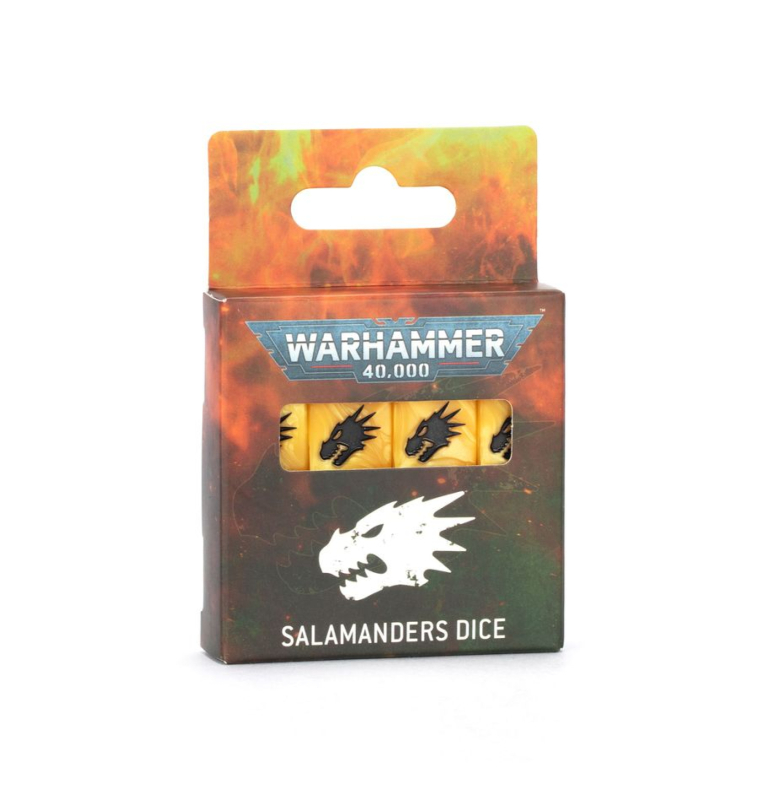 Set da 16 dadi WARHAMMER 40K: SALAMANDERS DICE SET (2025)