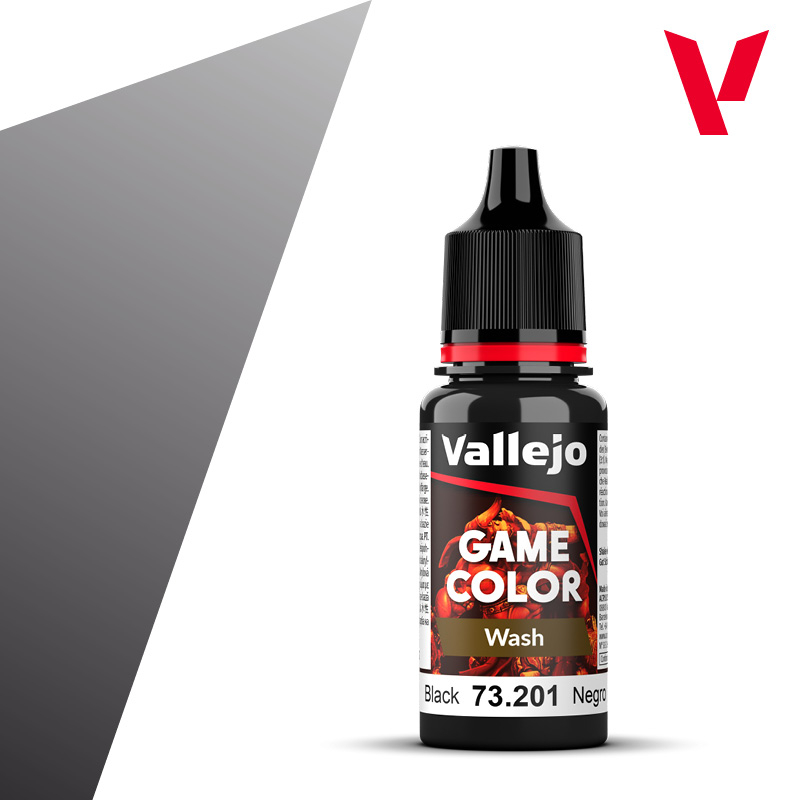 GAME COLOR NEW WASH - BLACK (18ml)