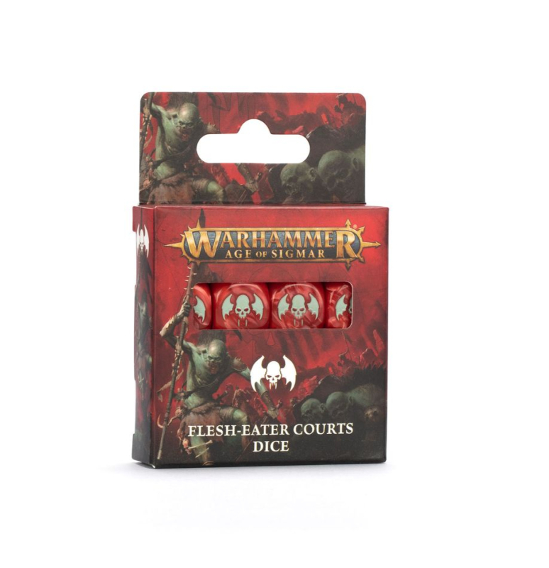 WARHAMMR AGE OF SIGMAR - SET 16 DADI(d6) CORTI MANGIACARNE (2025)