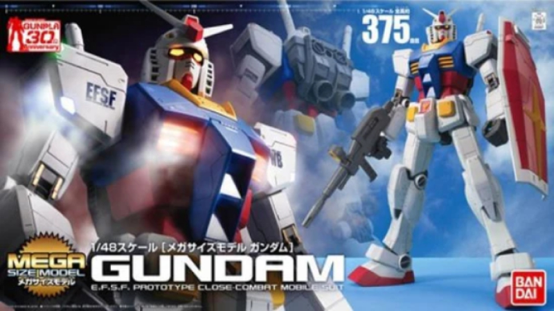 GUNDAM MEGA SIZE MODEL RX-78-2 - MODEL KIT 1/48