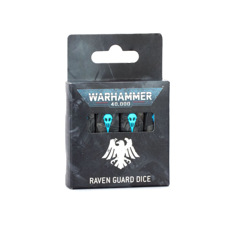 Set da 16 dadi WARHAMMER 40K: RAVEN GUARD DICE SET (2025)