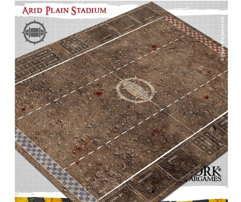 PWORK - NEOPRENE BLOOD BOWL STADIUM - ARID PLAIN