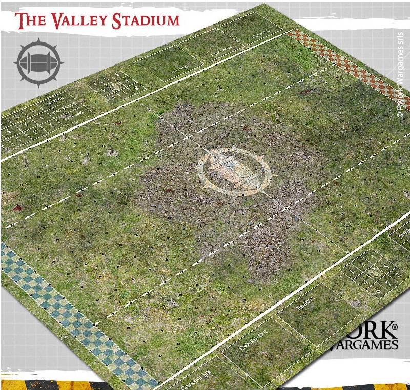PWORK - NEOPRENE BLOOD BOWL STADIUM - THE VALLEY