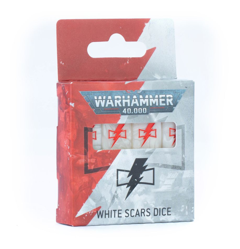 Set da 16 dadi WARHAMMER 40K: WHITE SCARS DICE SET (2025)