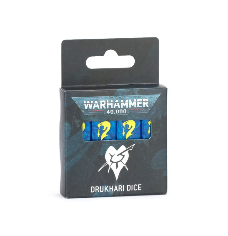 WARHAMMER 40K: Set da 16 dadi DRUKHARI DICE SET (2025)