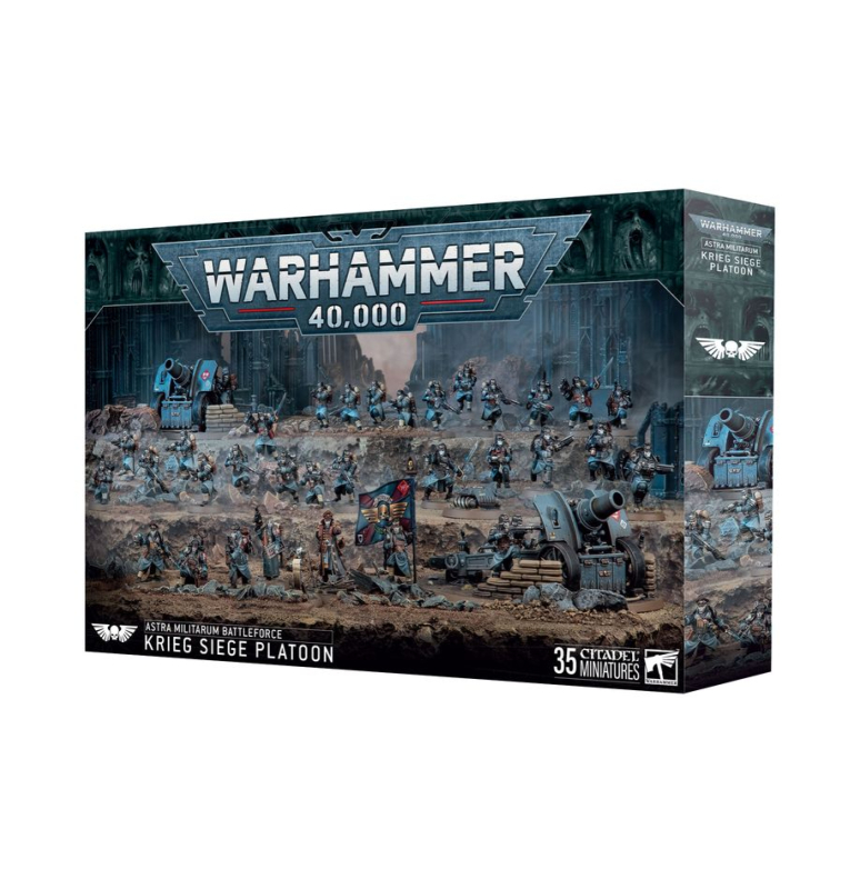 WARHAMMER 40.000 - Forza da Battaglia dell'Astra Militarum: Plotone da Assedio di Krieg