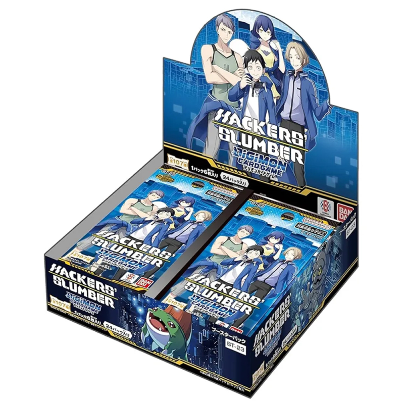 BOX DIGIMON CARD GAME - HACKERS' SLUMBER BT-23 - ENG BOX 24PZ