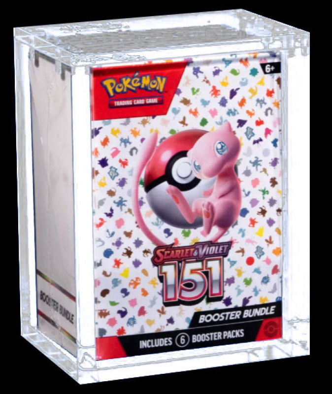  ACRYLIC BOX PROTEZIONE - POKEMON PROTECTOR BUNDLE 6 BUSTE