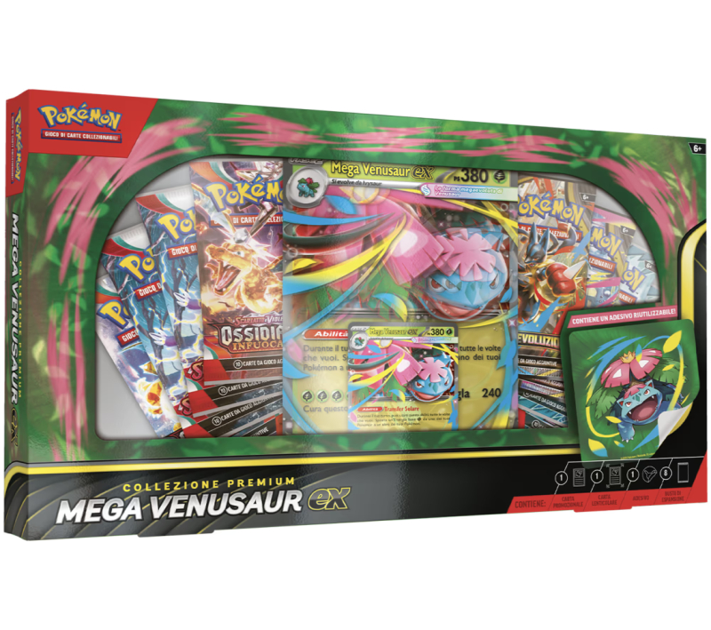 POKEMON COLLEZIONE PREMIUM MEGA VENUSAUR-EX 