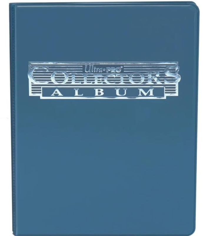 ALBUM PORTFOLIO con 10 fogli 4 TASCHE - BLU