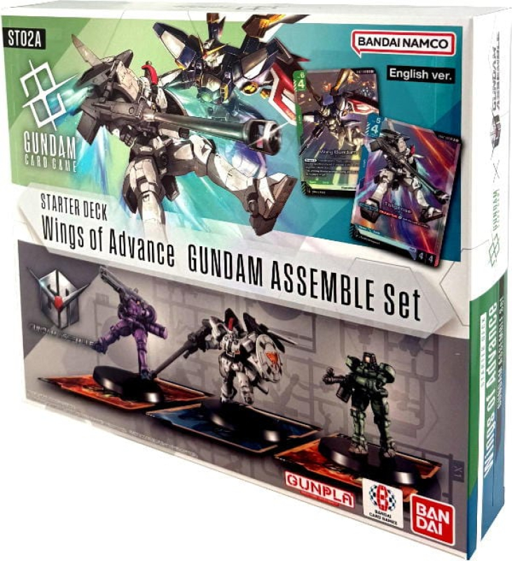 GUNDAM CARD GAME - ST02A  STARTER DECK WINGS of ADVANCE GUNDAM ASSEMBLE SET