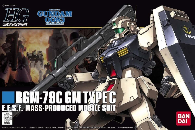 HIGH GRADE - GUNDAM MOBIL SUIT RGM-79C GM TYPE C - MODEL KIT 1/144