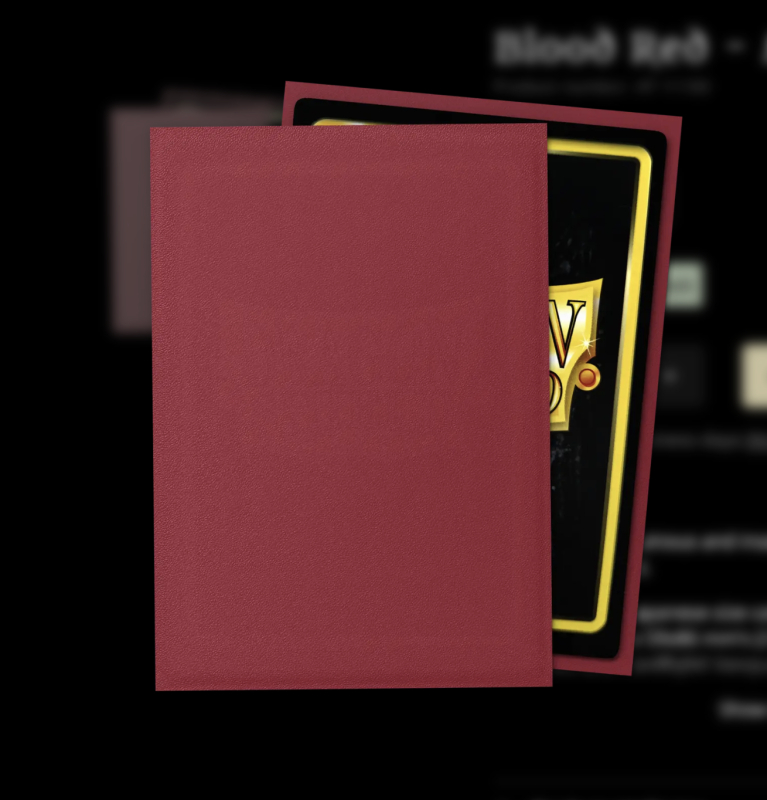 60 BUSTINE JAPANESE - MATTE BLOOD RED