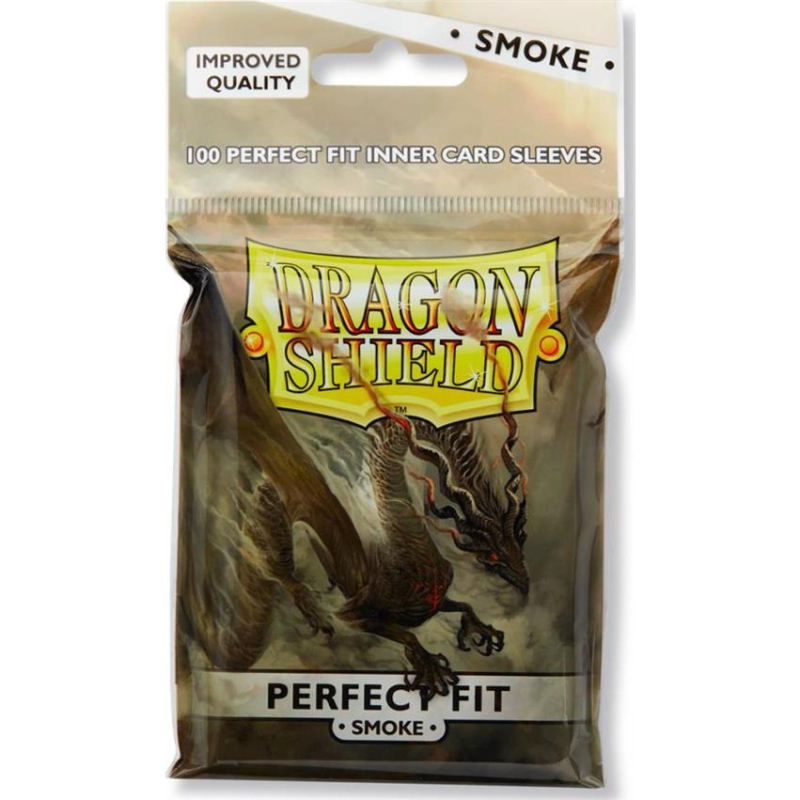 100 BUSTINE DRAGON SHIELD - PERFECT FIT -  SMOKE 