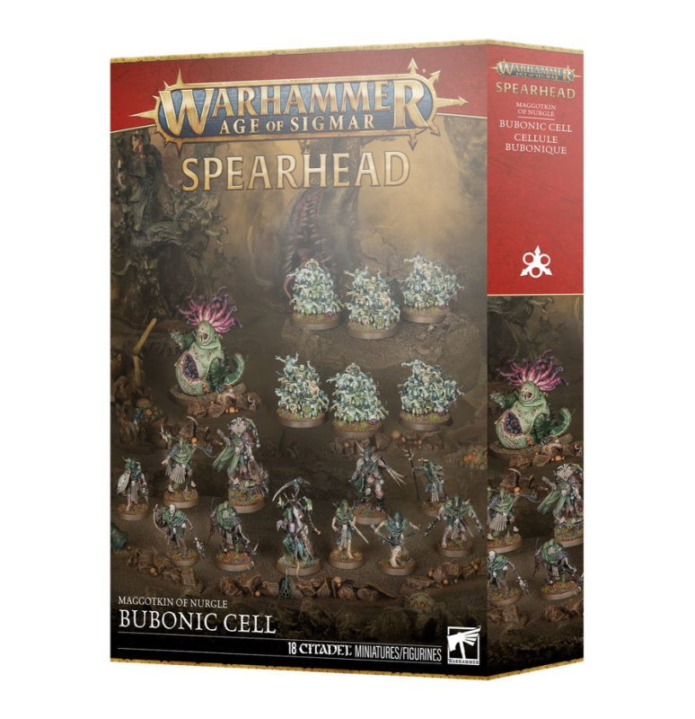 WARHAMMER AOS: SPEARHEAD - MAGGOTKIN OF NURGLE - CELLULA BUBBONICA