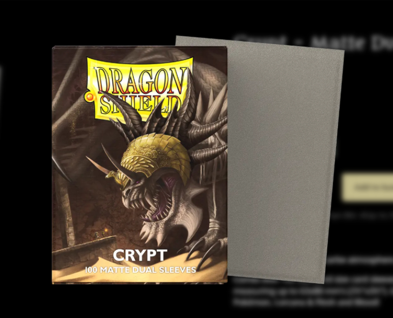 100 BUSTINE STANDARD  MATTE DUAL SLEEVES - CRYPT NEONEN