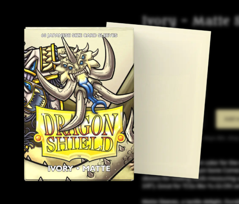 60 BUSTINE JAPANESE - MATTE IVORY