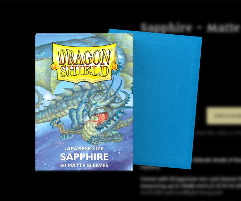 60 BUSTINE JAPANESE - MATTE SAPPHIRE