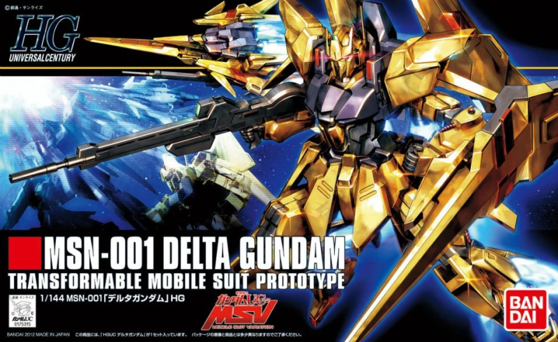 HIGH GRADE - MSN-001 DELTA GUNDAM - MODEL KIT 1/144