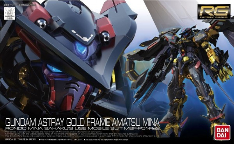 REAL GRADE - GUNDAM ASTRAY GOLDFRAME AMATSU MINA - SCALA 1/144