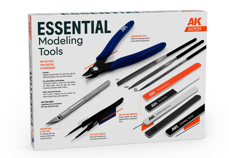 AK INTERACTIVE - SET STRUMENTI MODELLISMO 