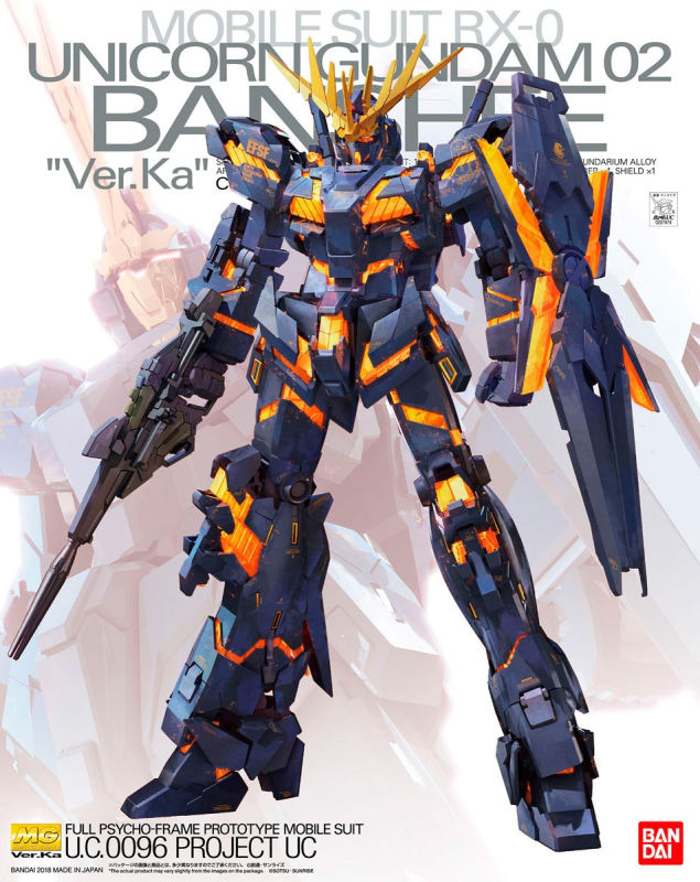 MASTER GRADE - UNICORN GUNDAM 02 BANSHEE VER.KA - MODEL KIT 1/100