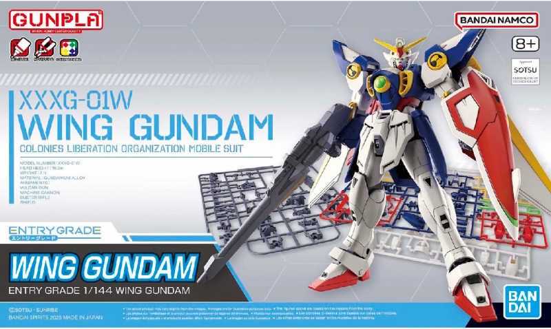 ENTRY GRADE -  XXXG-01W WING GUNDAM - MODEL KIT 1/144 