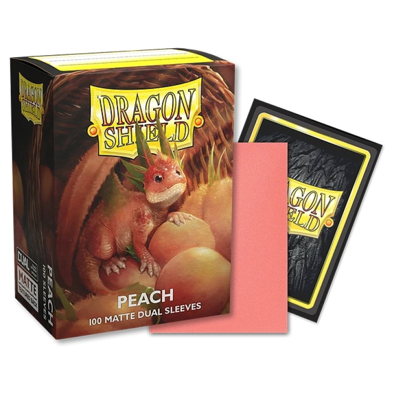 100 BUSTINE STANDARD  MATTE DUAL SLEEVES - PEACH PIIP