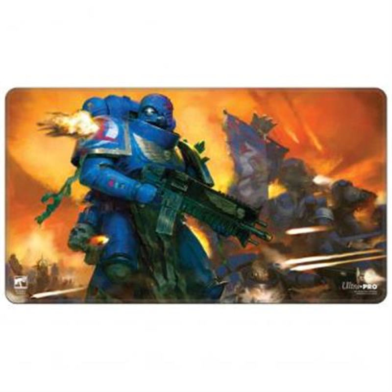 TAPPETINO WARHAMMER 40K - SPACE MARINES - ADEPTUS ASTARTES - PLAYMAT STITCHED