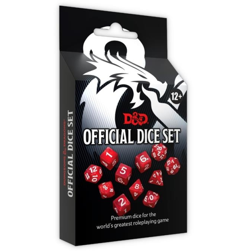 DUNGEONS & DRAGONS - SET DI DADI UFFICIALE